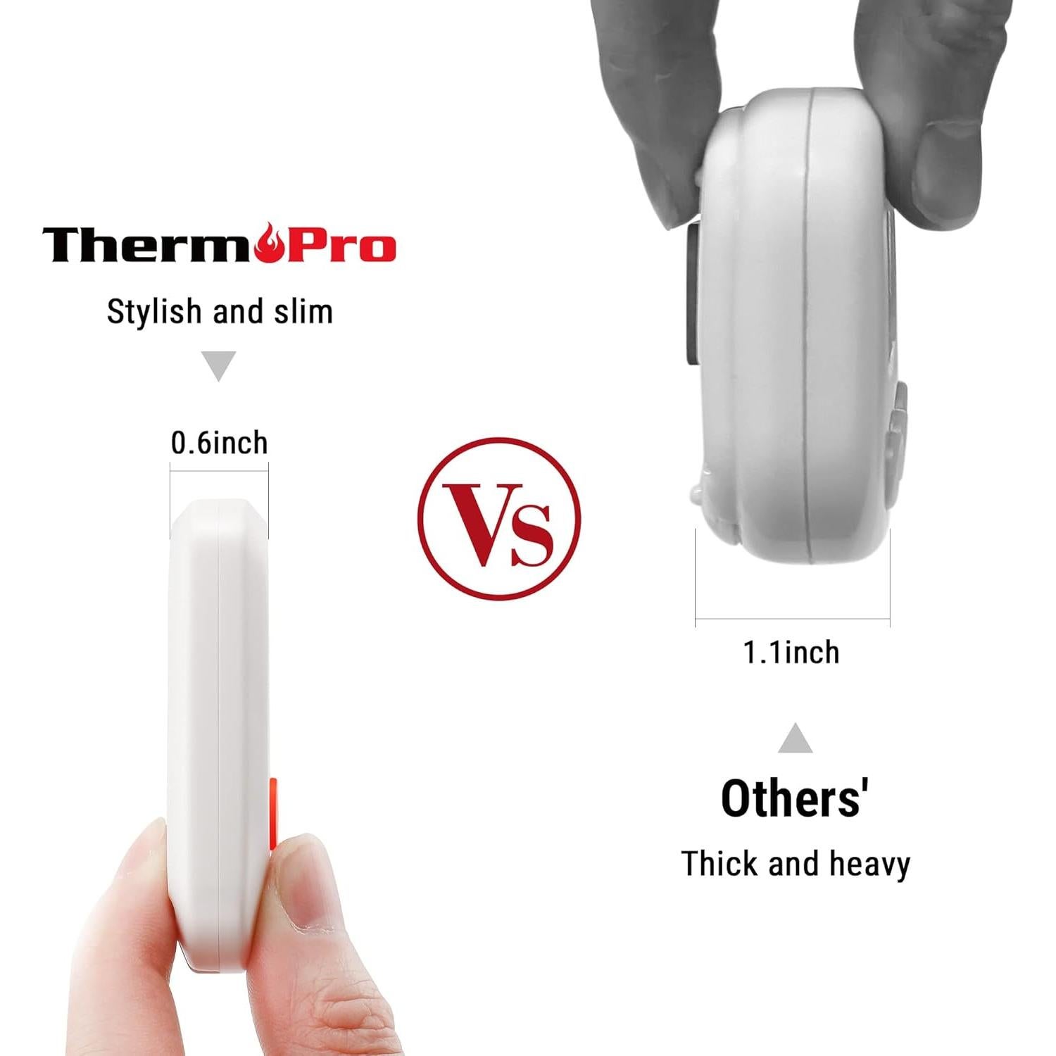 Temporizador Digital ThermoPro TM03 - 2 Paquetes, Alarma Ajustable