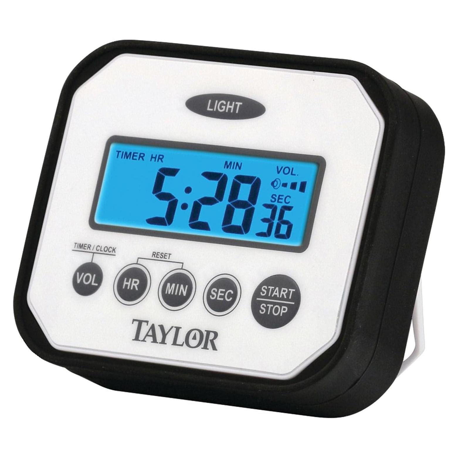 Temporizador Digital Taylor Pro Splash, Resistente IP65, Blanco