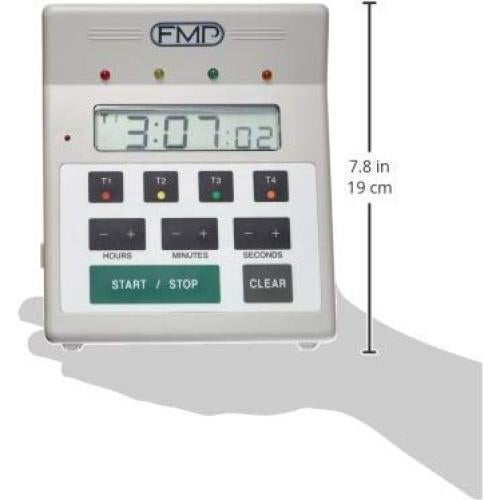 Temporizador Digital de Cocina 4 Canales FMP 151-7500 Resistente al Agua