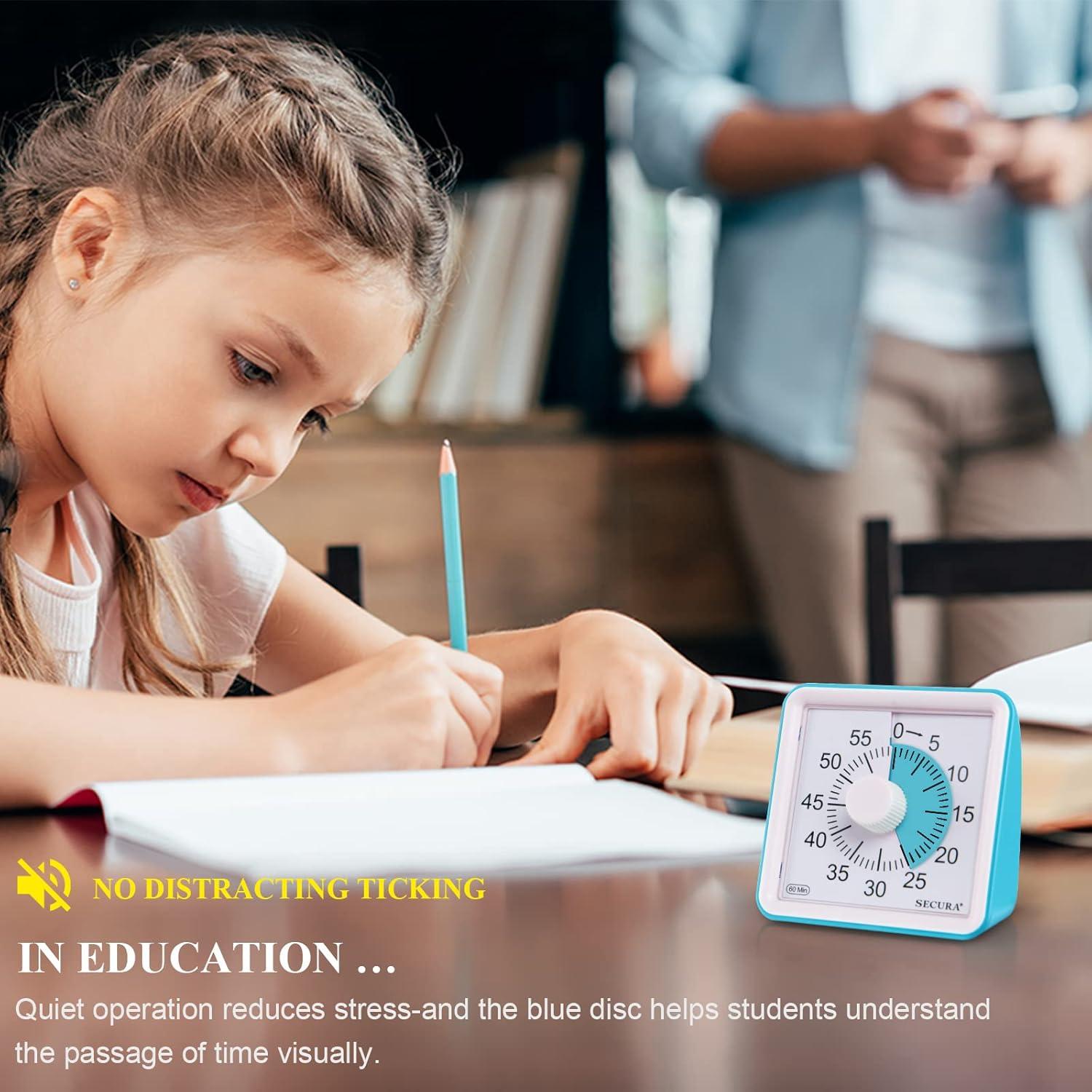 Temporizador Visual Secura 60 Minutos para Aula y Niños