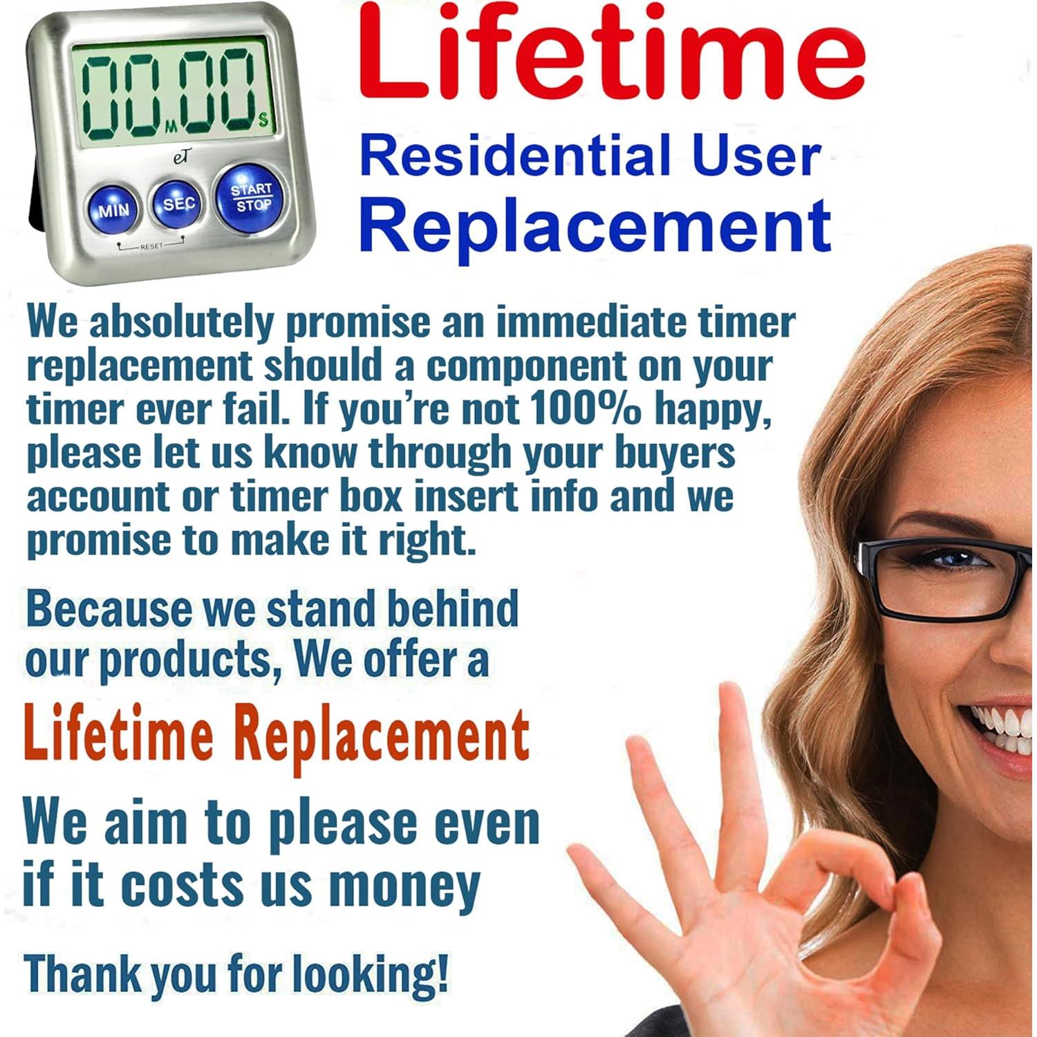 Temporizador Digital de Cocina eTradewinds eT-24 Ciruela