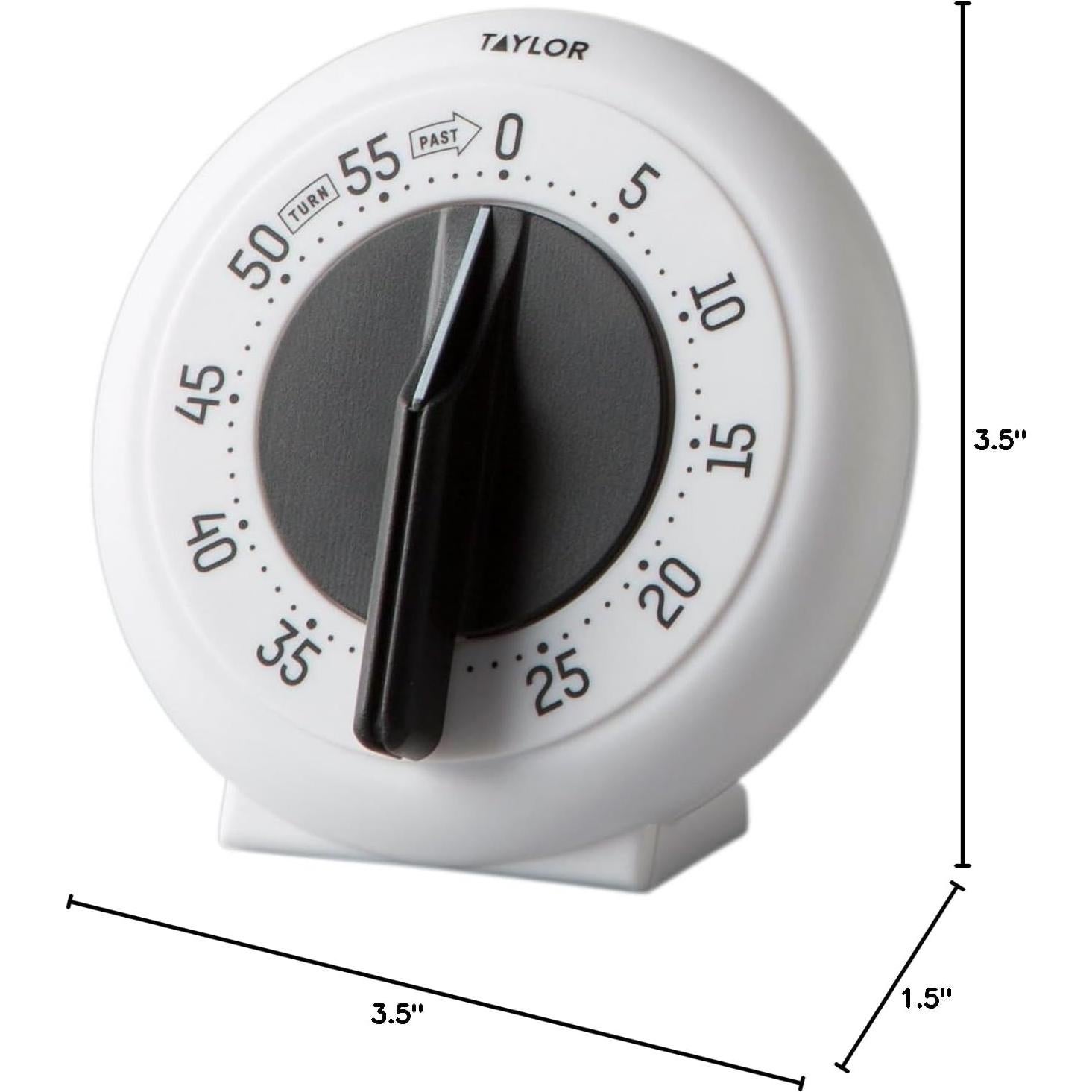 Temporizador Mecánico Taylor 60 Minutos Alarma Fuerte