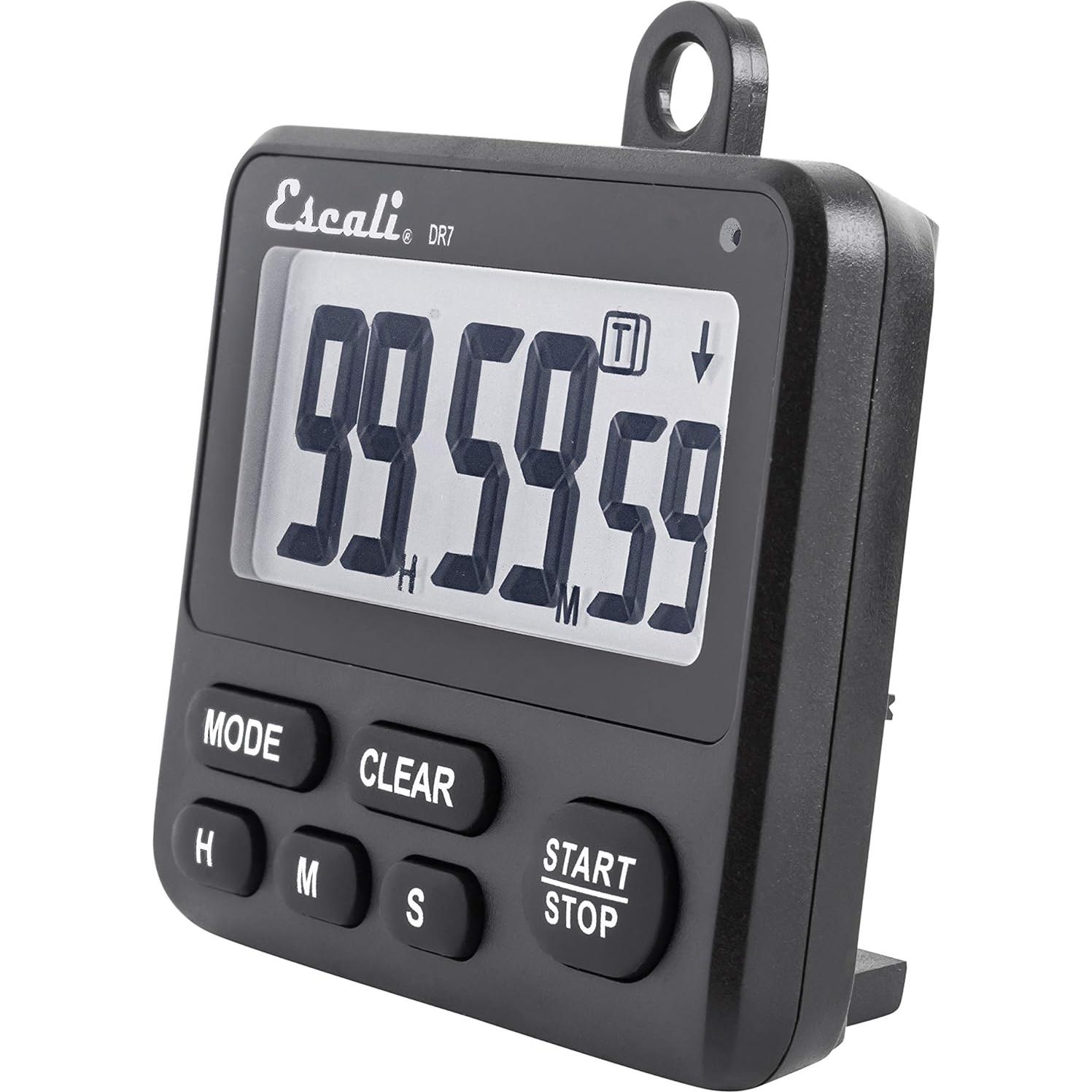 Temporizador Digital Escali DR7 Extra Ruidoso 99h 59m 59s