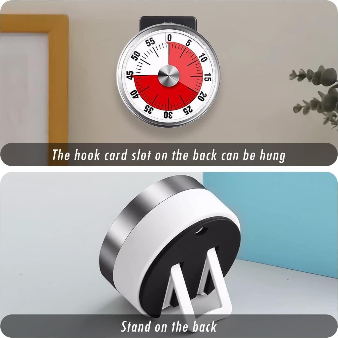 Temporizador de Cocina Mecánico Albayrak Acero Inoxidable 136g