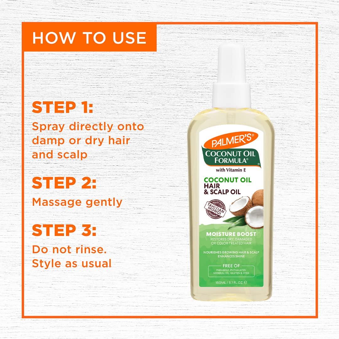 Aceite en Spray Hidratante Palmer's Coco 145 ml para Cabello