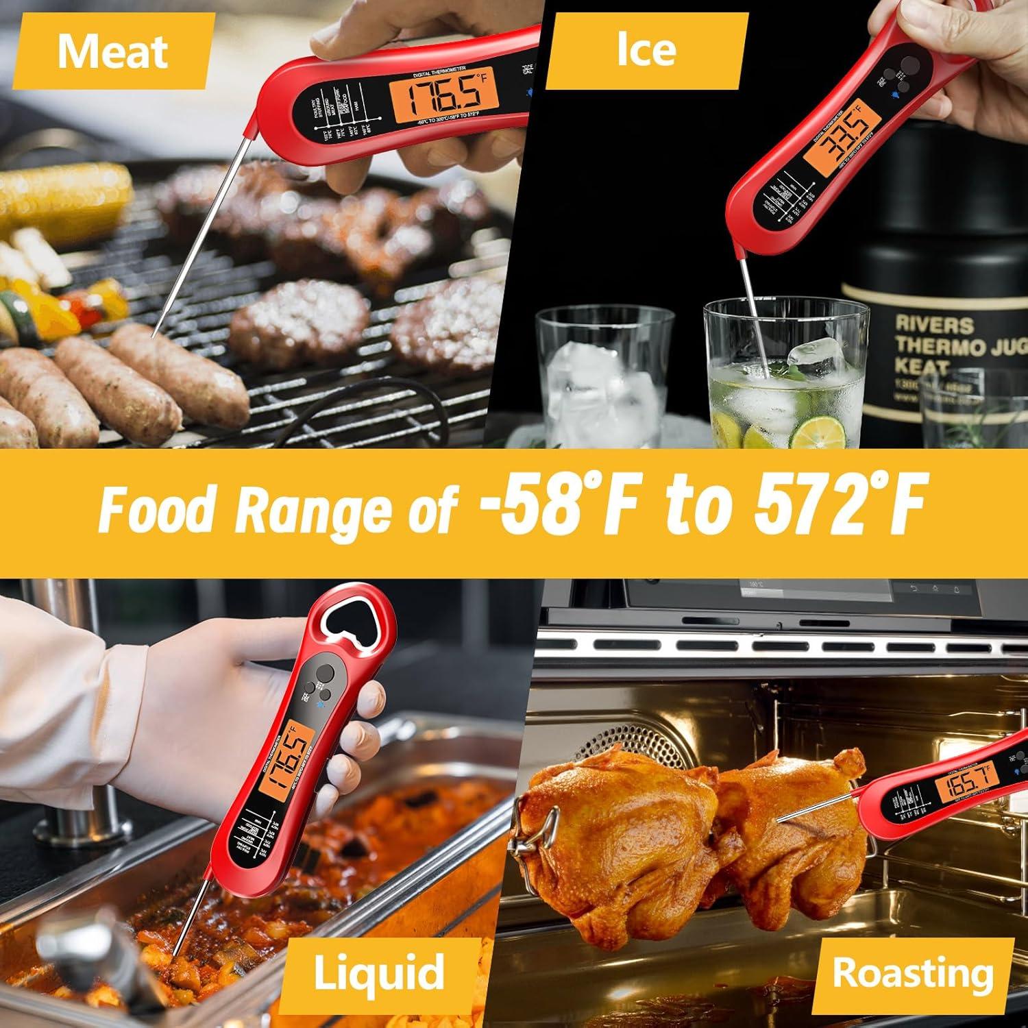 Termómetro Digital de Carne Biison con Abrebotellas y Retroiluminación