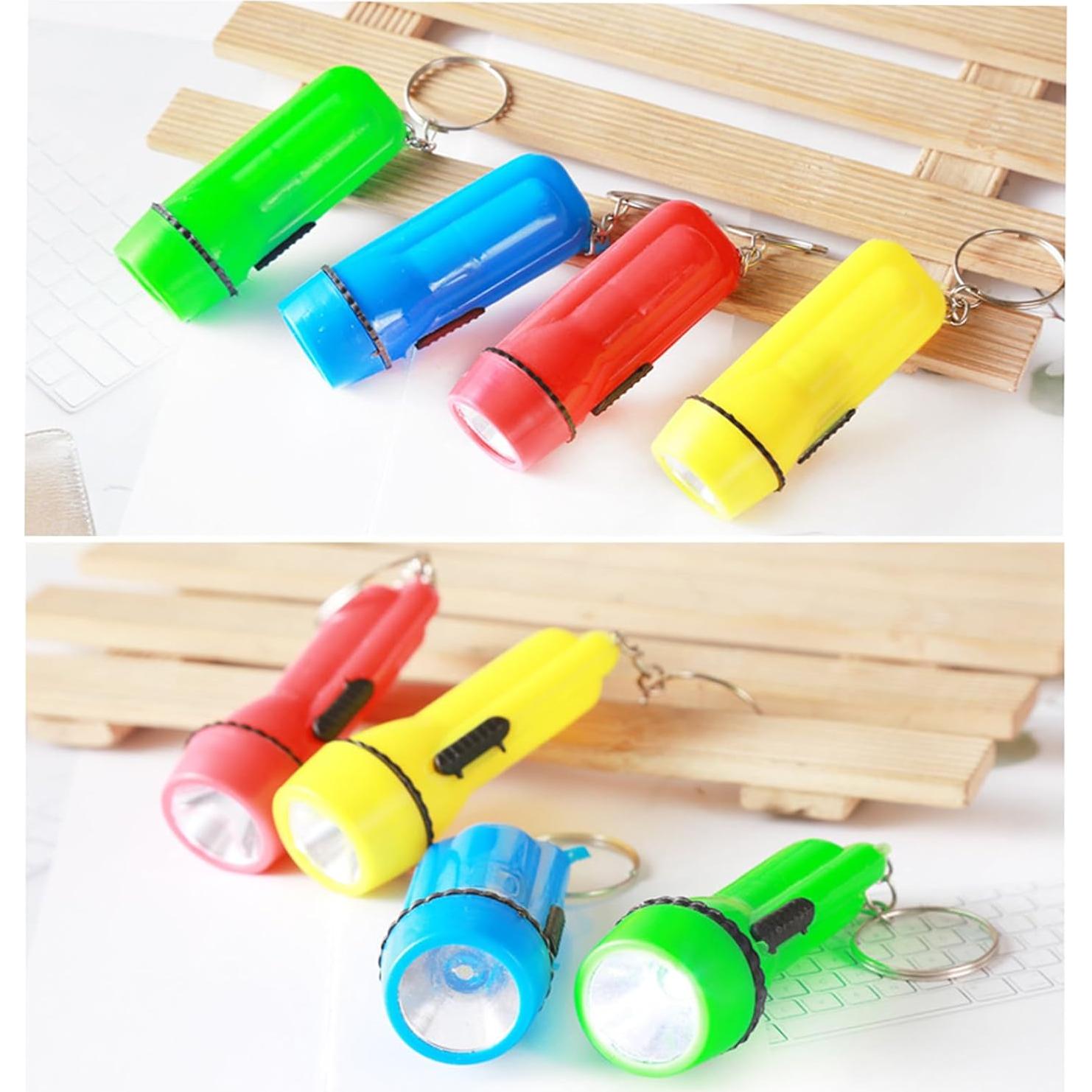 Linterna Mini Winbar con Llavero 24PCS Colores Surtidos