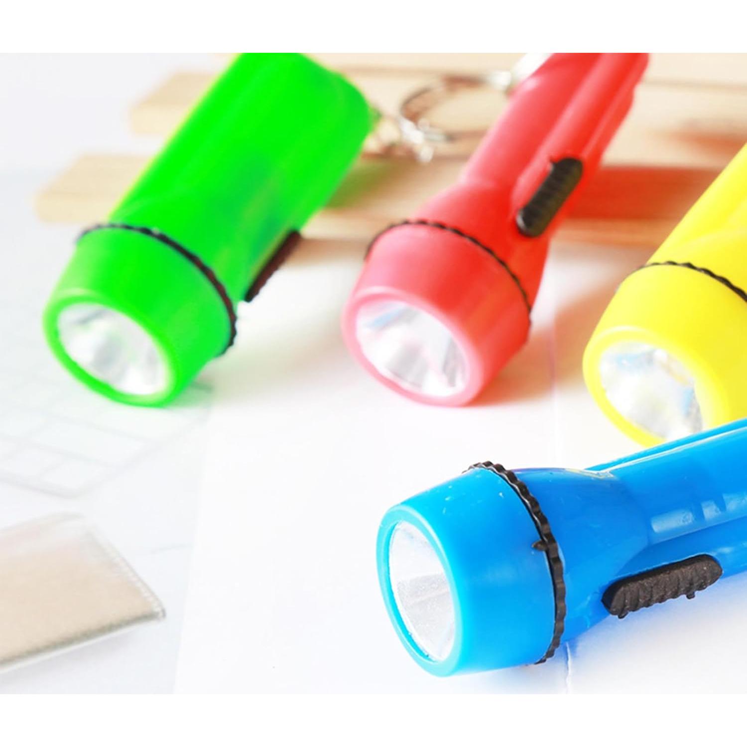 Linterna Mini Winbar con Llavero 24PCS Colores Surtidos