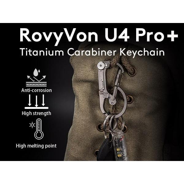 Carabinero Multiherramienta RovyVon U4 Pro Plus de Titanio