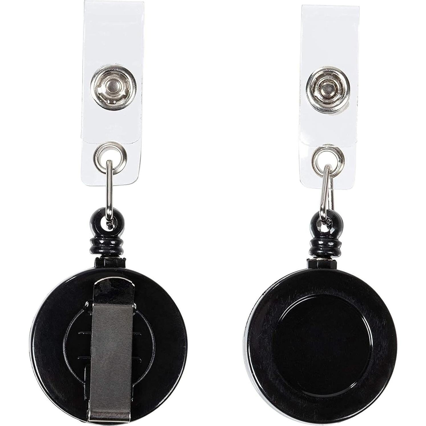 Paquete de 100 portatarjetas retráctiles Juvale 67.3 cm