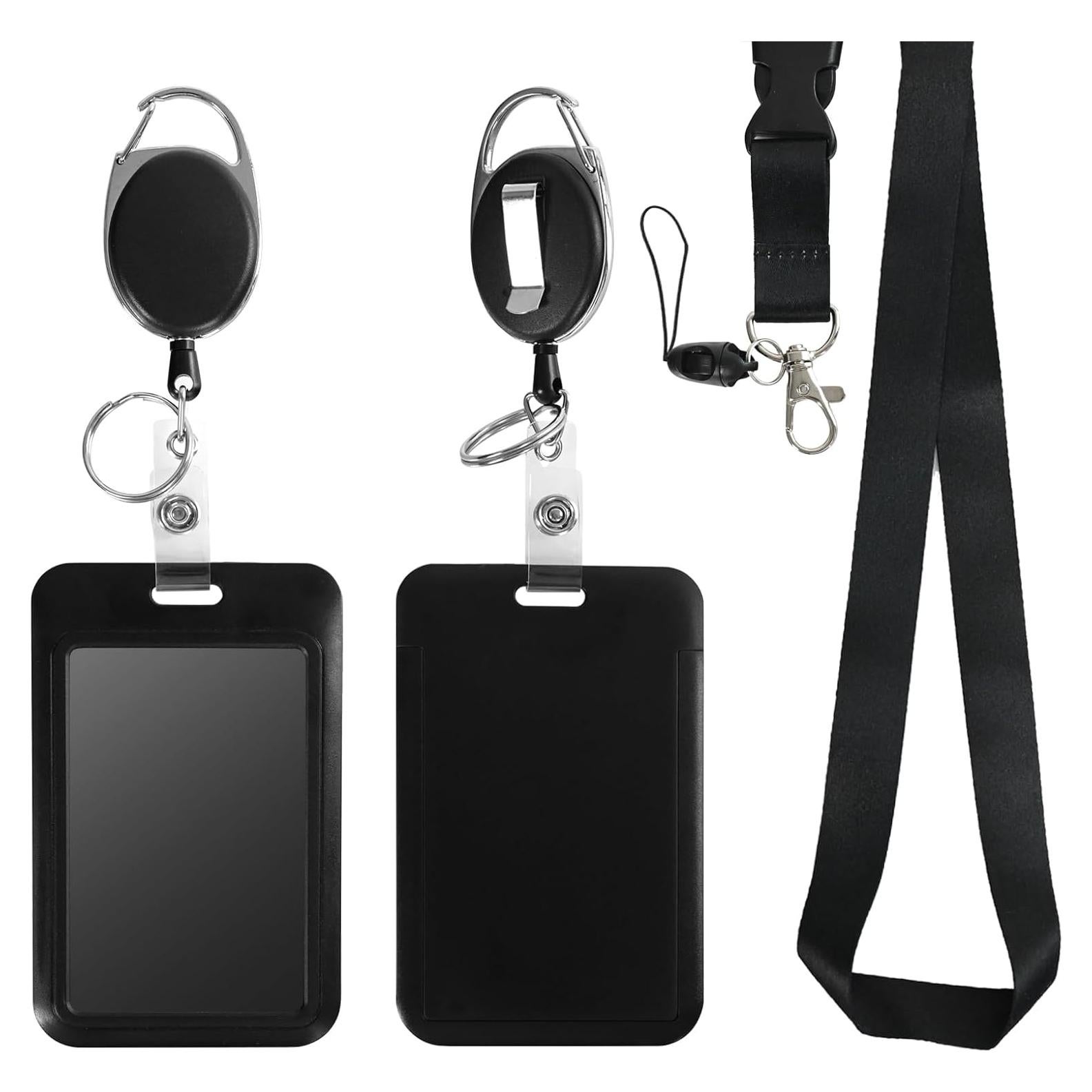 Soporte de Identificación Retráctil HappyHBT con Cordón 45.72cm