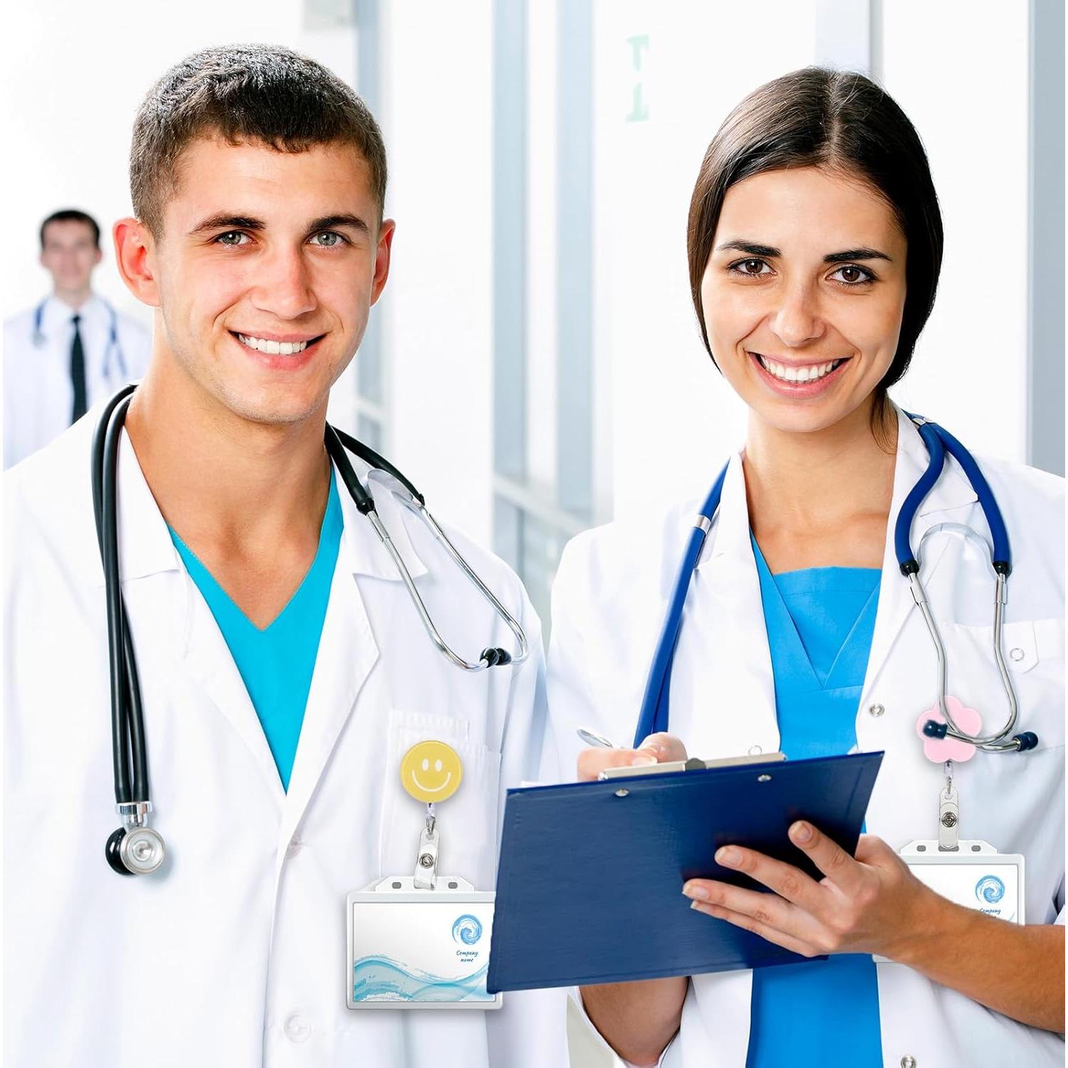 Ruedas de Insignia Retráctiles Whaline 8 Piezas Flor y Sonrisa