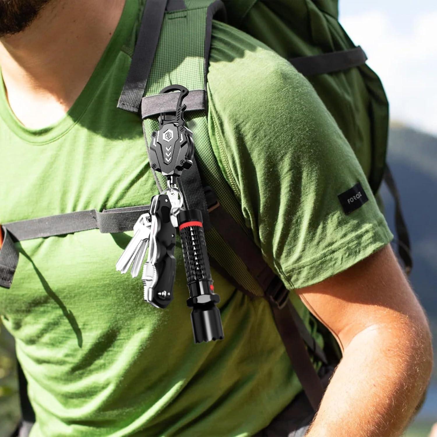 Llavero Retráctil Autonomier 2 Pack, 31" Dyneema, 25oz