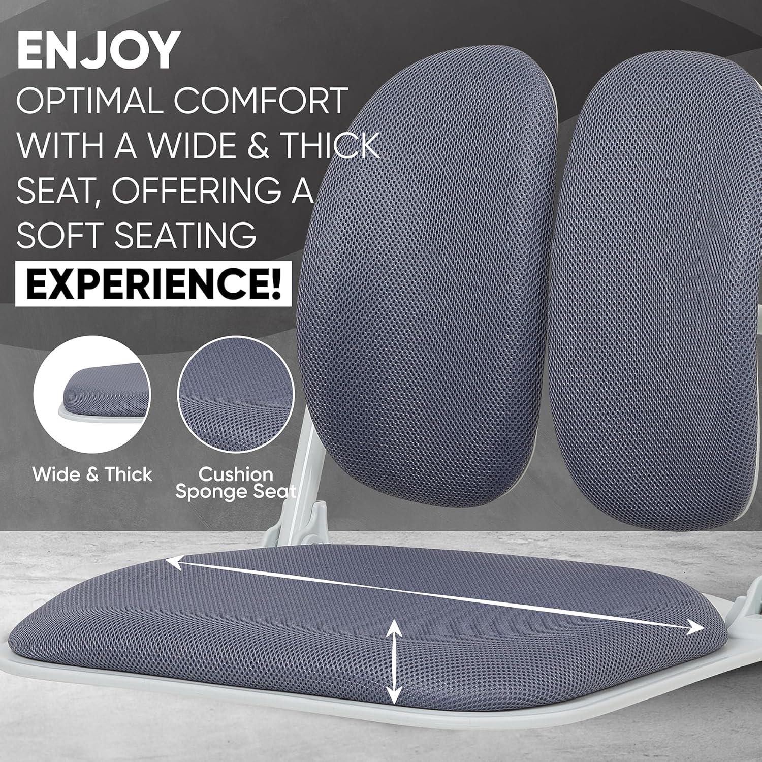 Silla de Suelo Ergonómica Duorest - Plegable y Cómoda