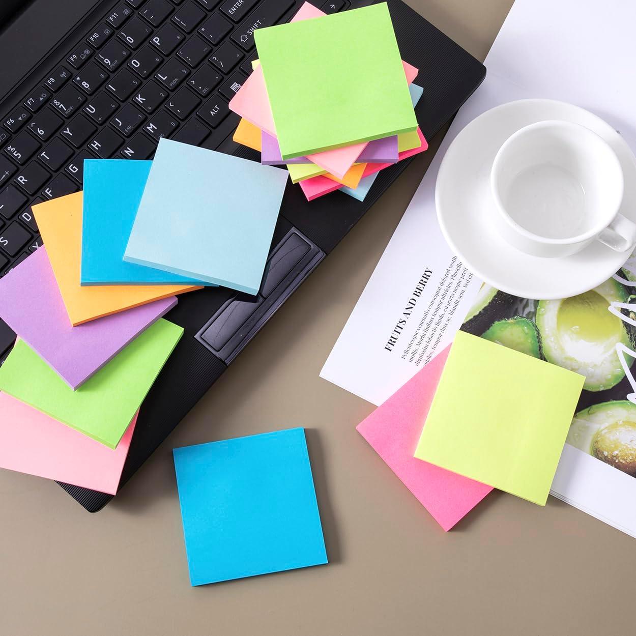 Notas Adhesivas Kozerite 3x3 cm - 16 Colores Brillantes