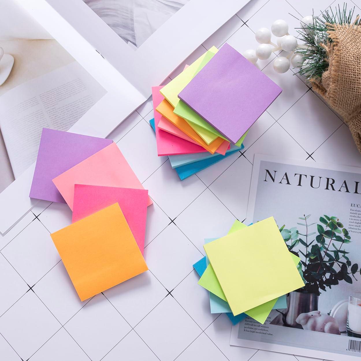 Notas Adhesivas Kozerite 3x3 cm - 16 Colores Brillantes