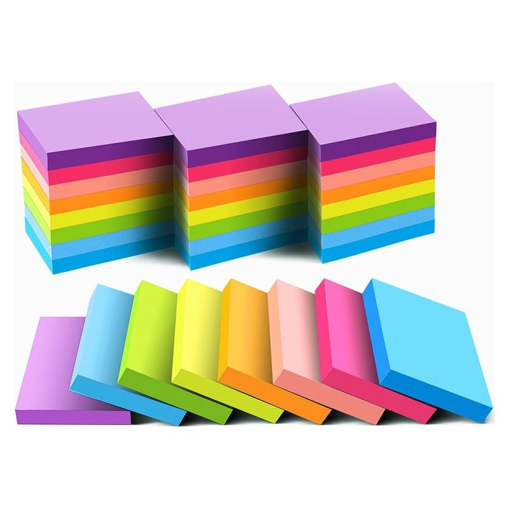 Notas Adhesivas Vanpad 3.81x5.08 cm Colores Brillantes 24 Pzas