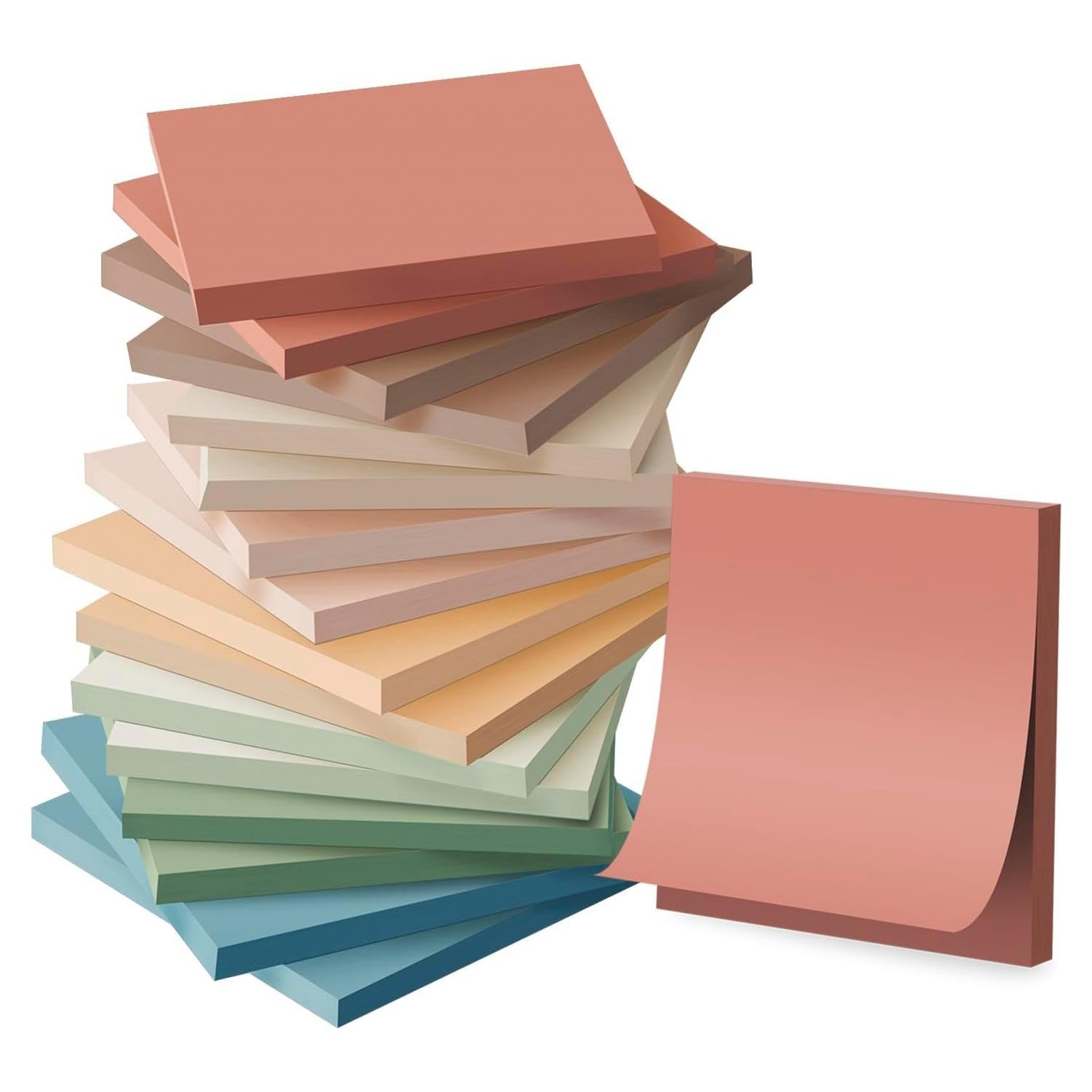 Notas Adhesivas Kozerite 3x3" Vintage 16 Paquete Reciclables