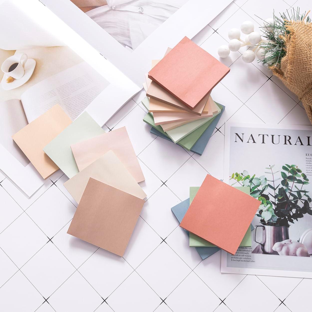 Notas Adhesivas Kozerite 3x3" Vintage 16 Paquete Reciclables