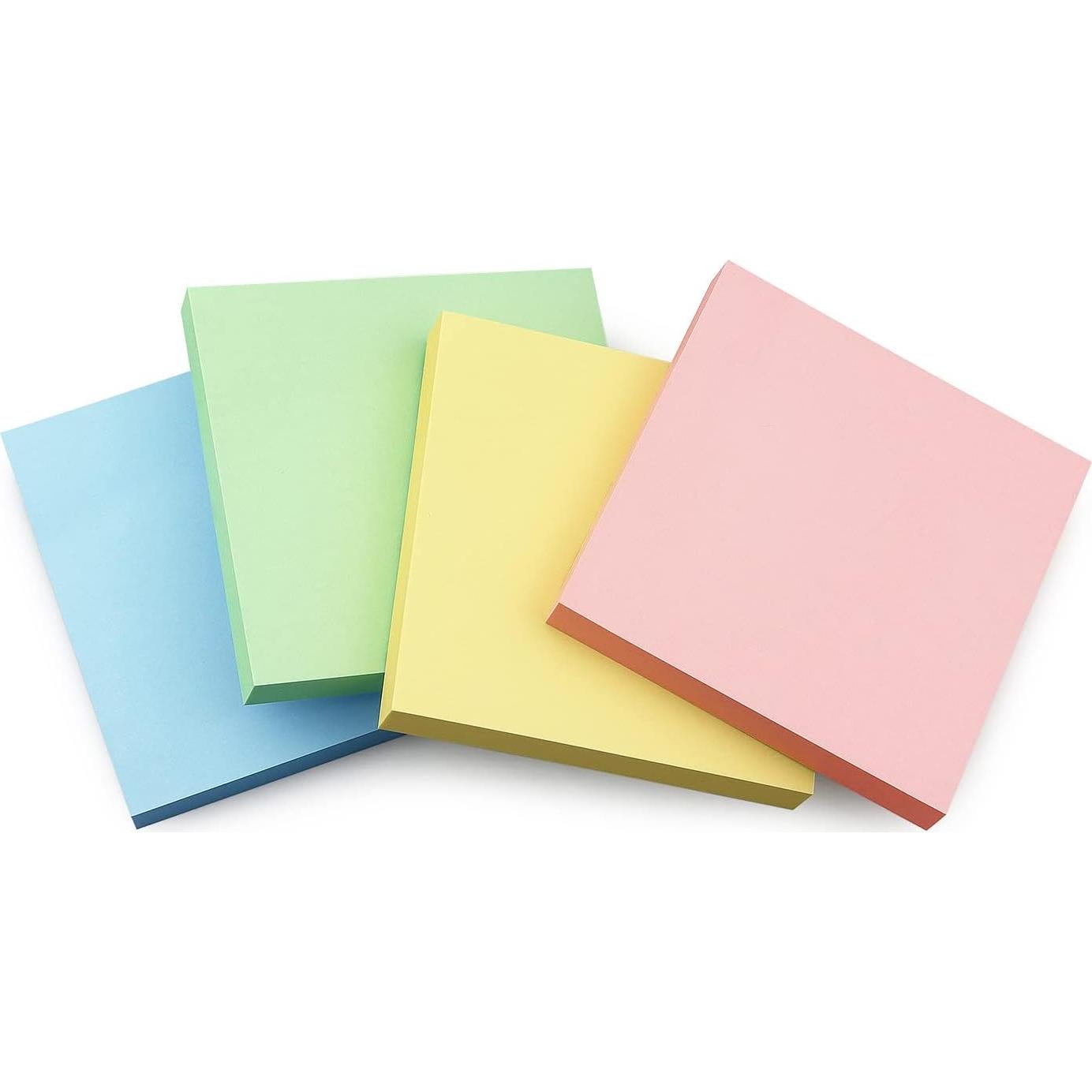 Notas Adhesivas 7.62x7.62 cm Lobo Oriental 4 Paquetes Pastel