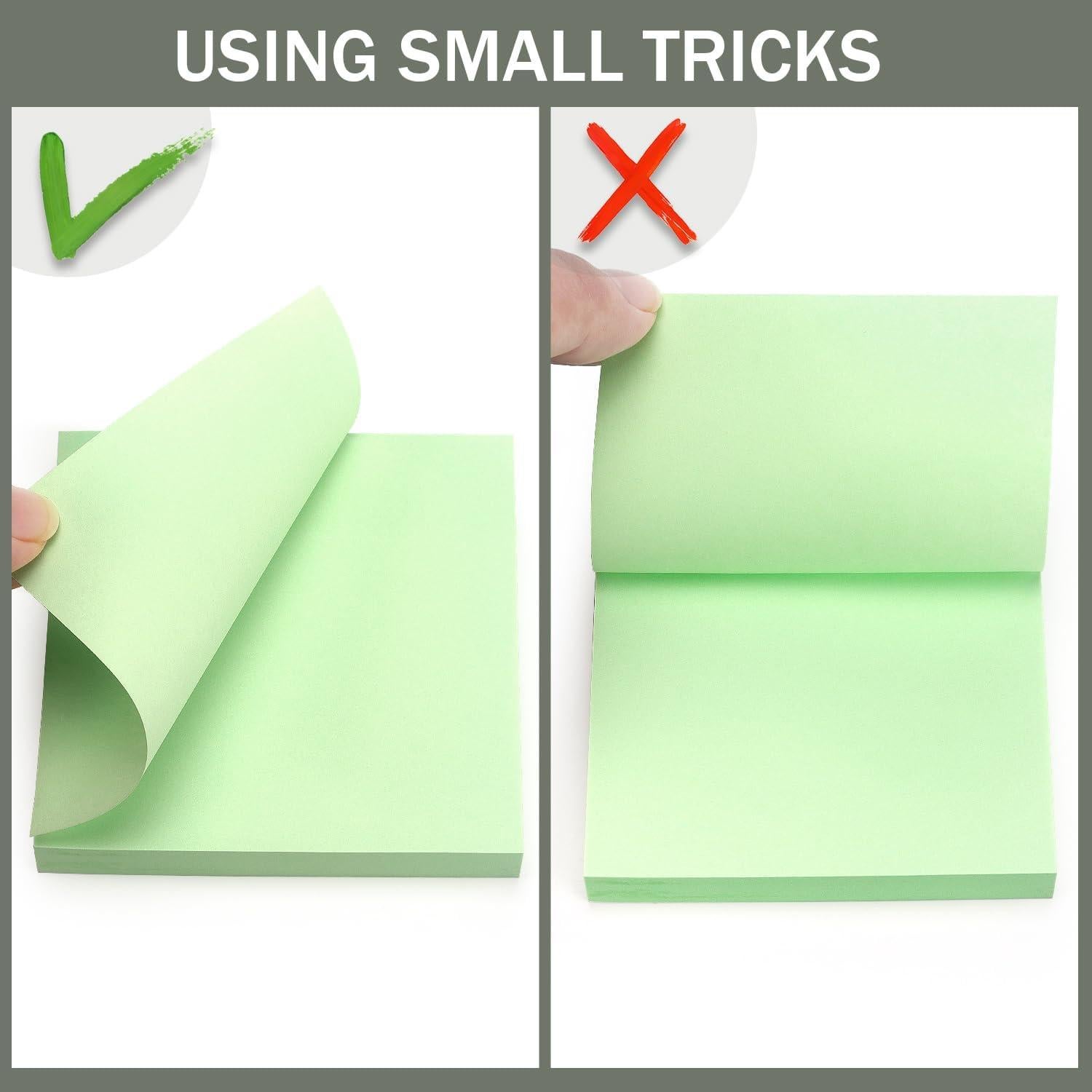 Notas Adhesivas 7.62x7.62 cm Lobo Oriental 4 Paquetes Pastel