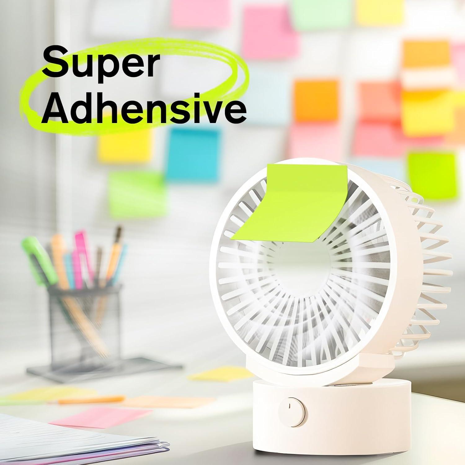 Notas Adhesivas HappyHapi 7.6x7.6 cm Paquete 8 Colores 80 Hojas