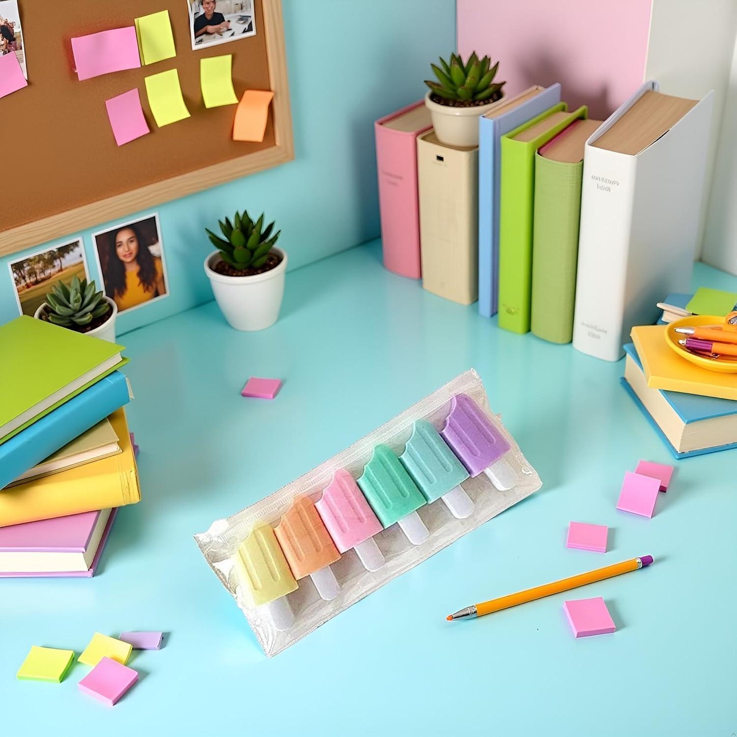 Conjunto de 6 Mini Resaltadores YuanHolumid en Forma de Hielo