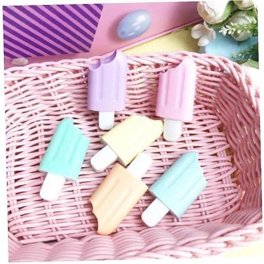 Conjunto de 6 Mini Resaltadores YuanHolumid en Forma de Hielo