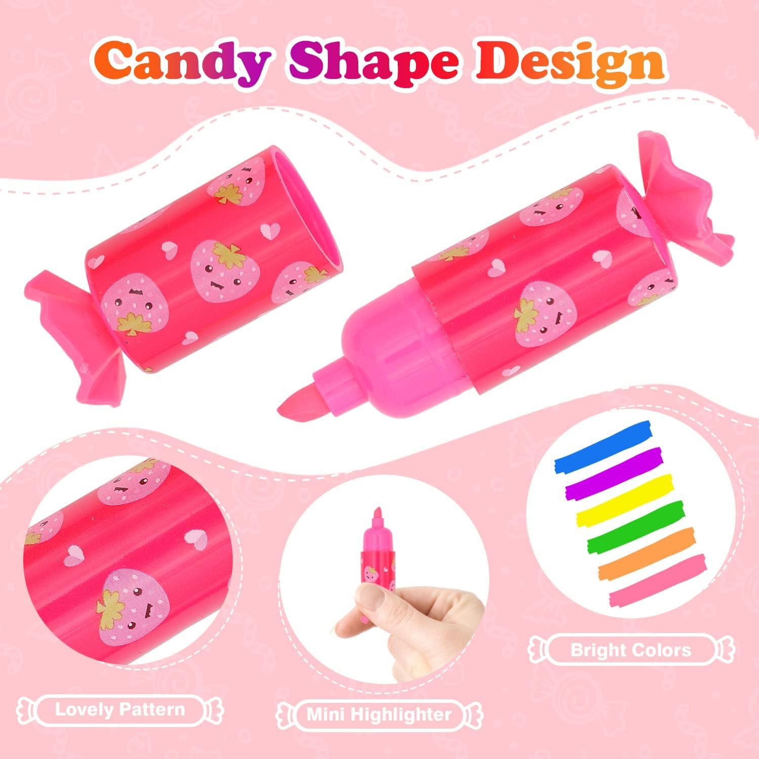 Marcadores Fluorescentes Eki Shoal - 24 Piezas Mini Kawaii