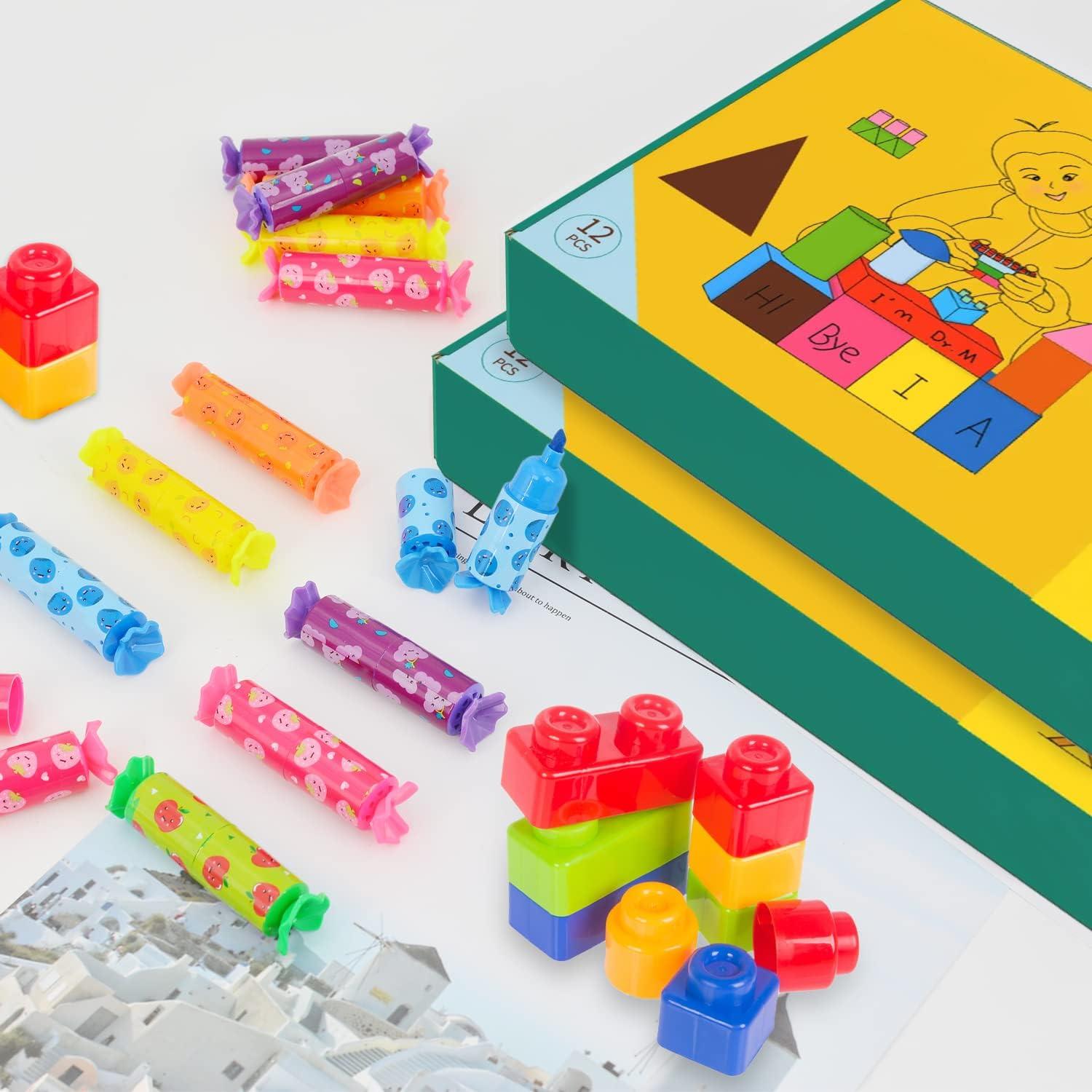 Marcadores Fluorescentes Eki Shoal - 24 Piezas Mini Kawaii