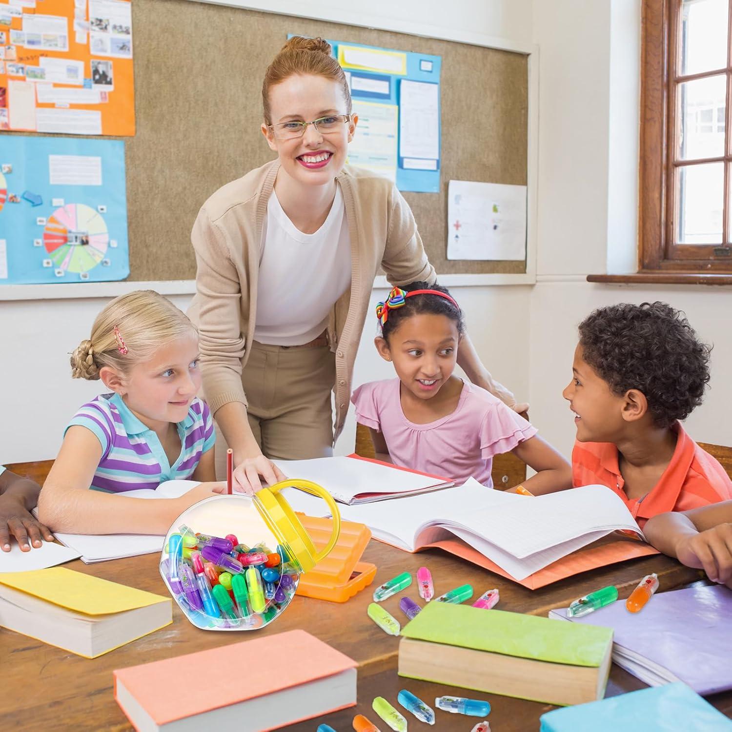 90 Marcadores Fluorescentes Aromatizados Ctosree Multicolor