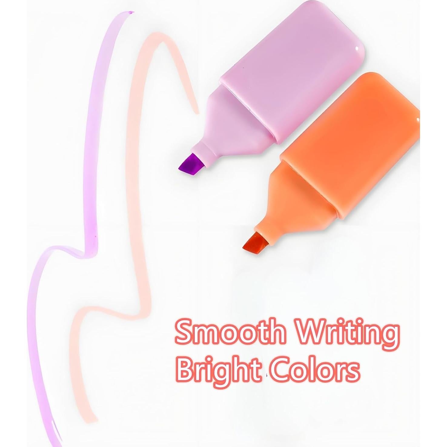 Set de 6 Mini Marcadores Fluorescentes HOMEBEARJ Oso Kawaii