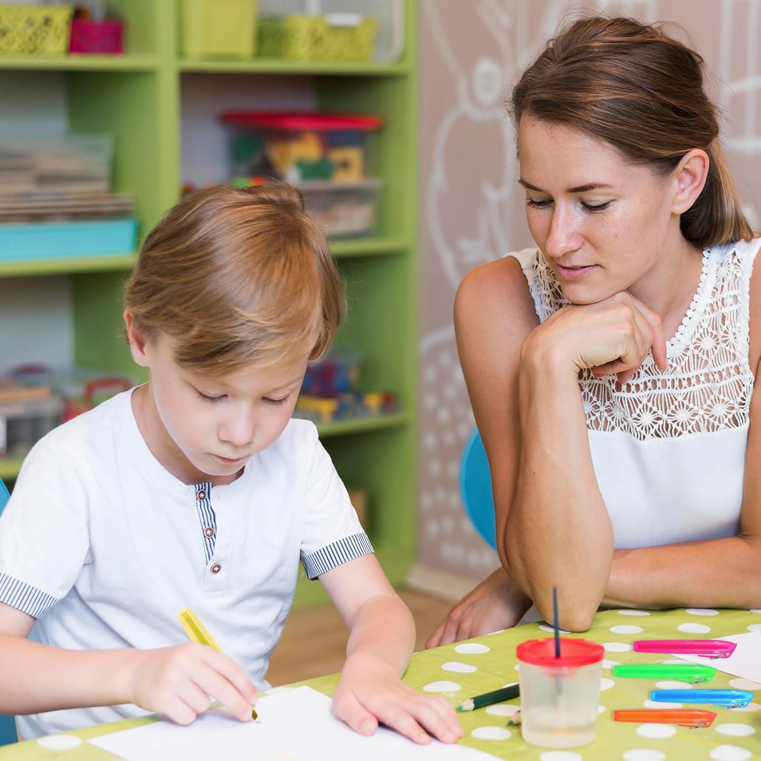 120 Mini Marcadores Fluorescentes Tolare Punta Chisel 8.5cm