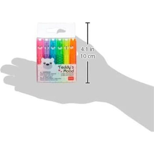 Set de 6 mini resaltadores Legami Estado de Ánimo