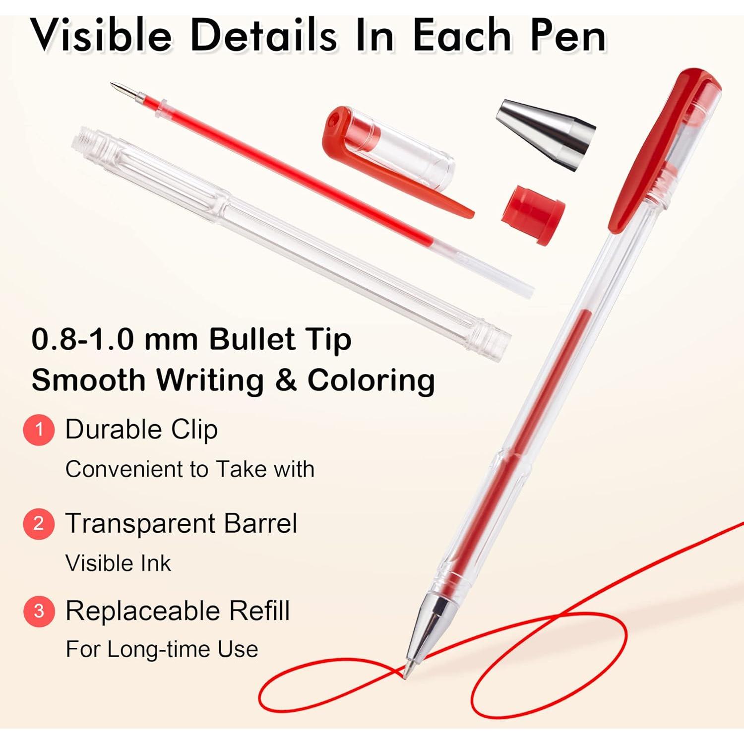 Conjunto de 120 Bolígrafos de Gel Shuttle Art - Colores Únicos