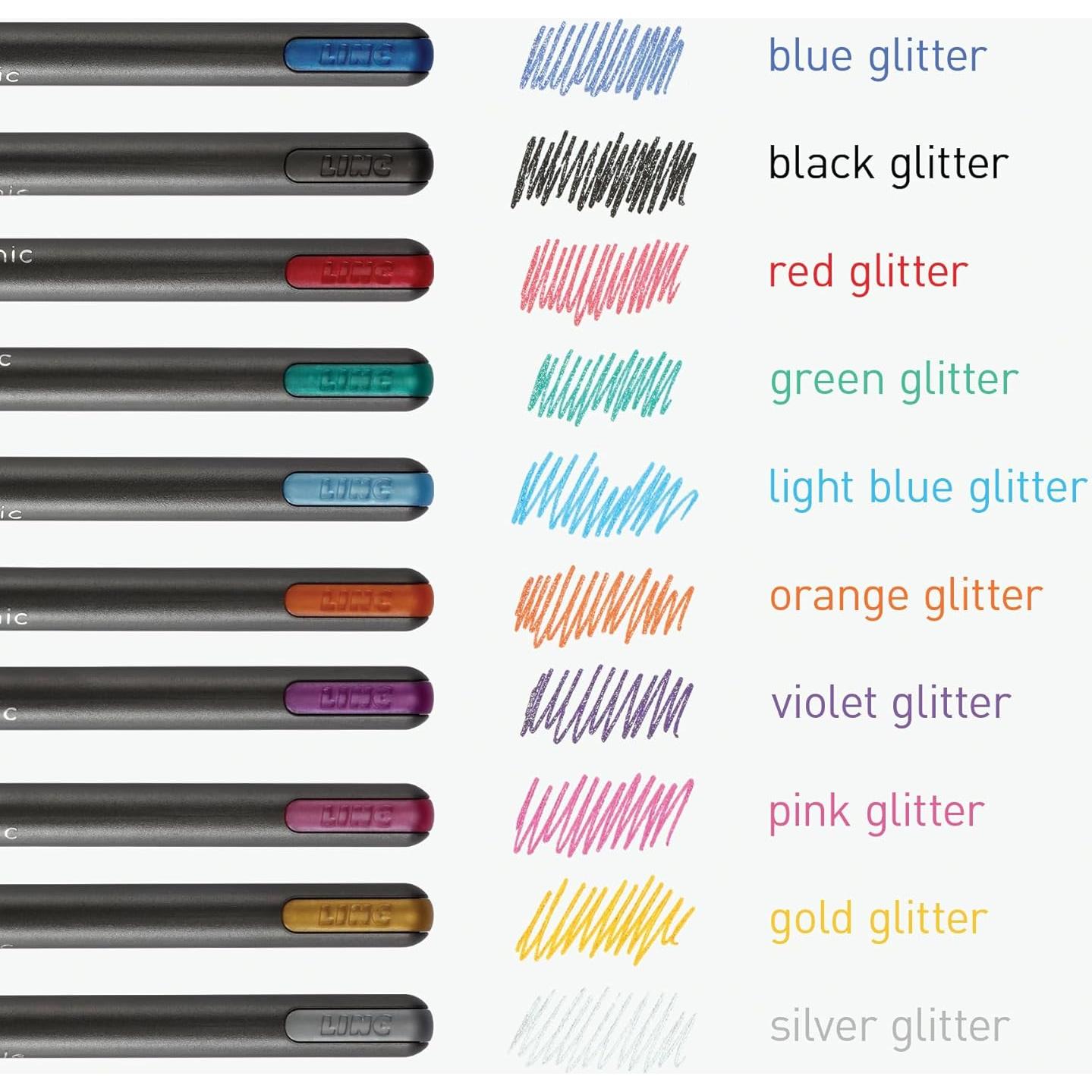Set de Bolígrafos de Gel Brillantes Pentonic - 10 Colores, Punta 1.0 mm