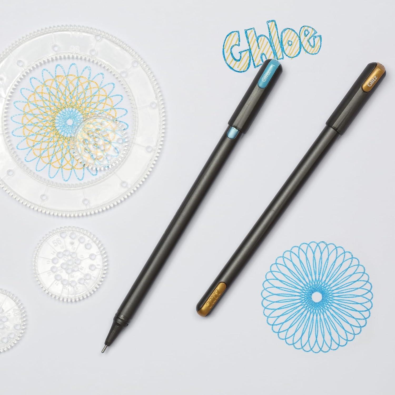 Set de Bolígrafos de Gel Brillantes Pentonic - 10 Colores, Punta 1.0 mm