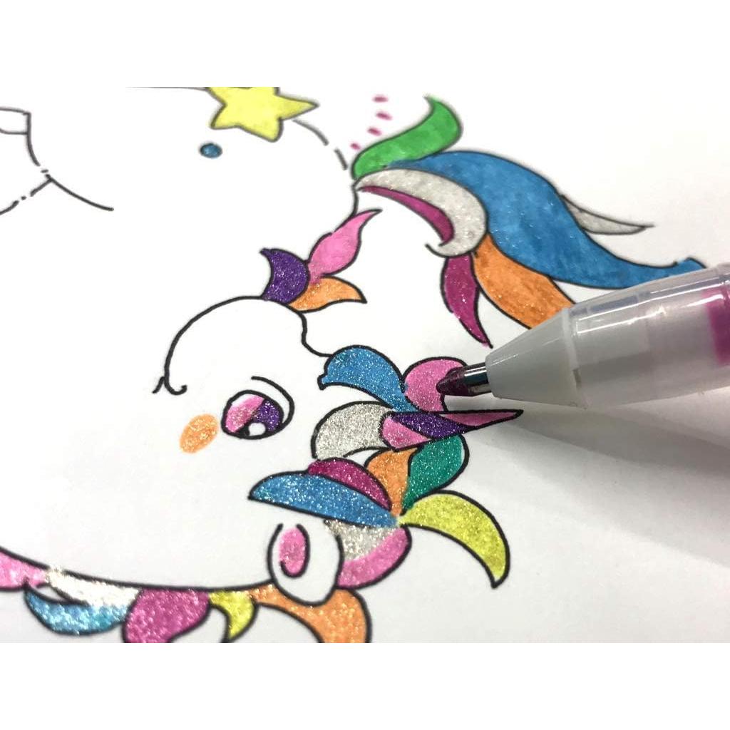 Conjunto de 12 Bolígrafos de Gel SAKURA Gelly Roll Stardust