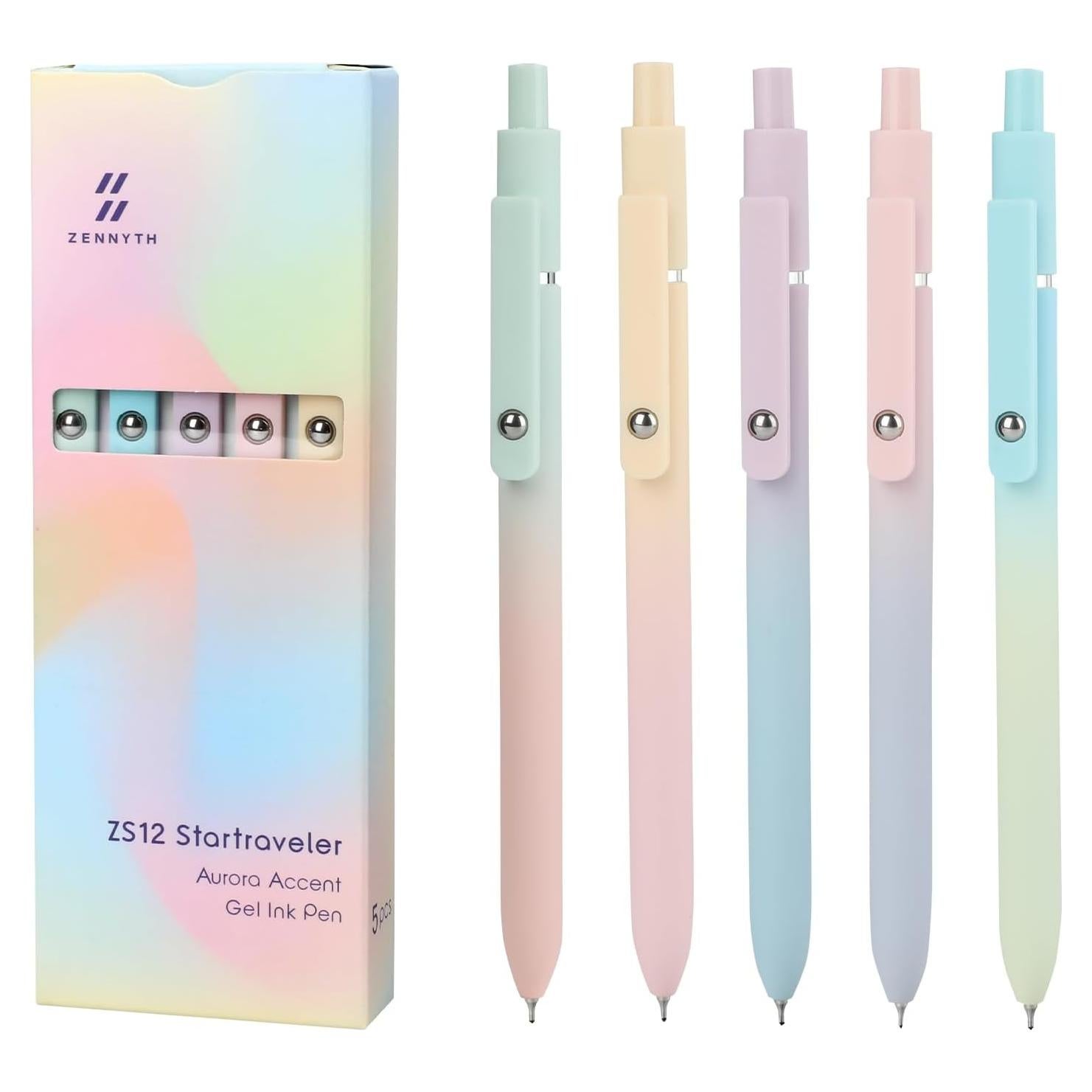 Bolígrafos de Gel Ddaowanx 0.7mm Tinta Negra Secado Rápido