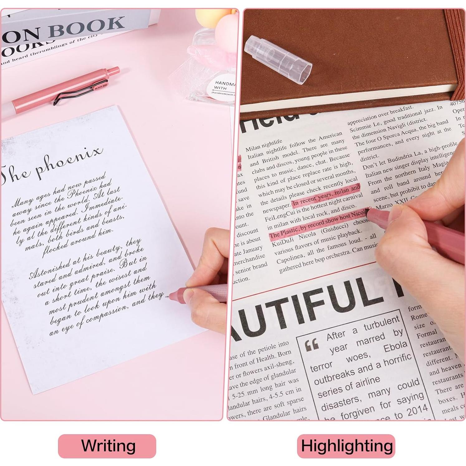 Juego de 12 bolígrafos de gel ÁRBOL TETRAGONAL 0.5mm negro