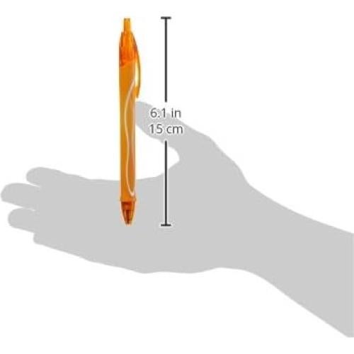 Bolígrafos de Gel BIC Gelocity Secado Rápido, 12 Colores, 0.7mm