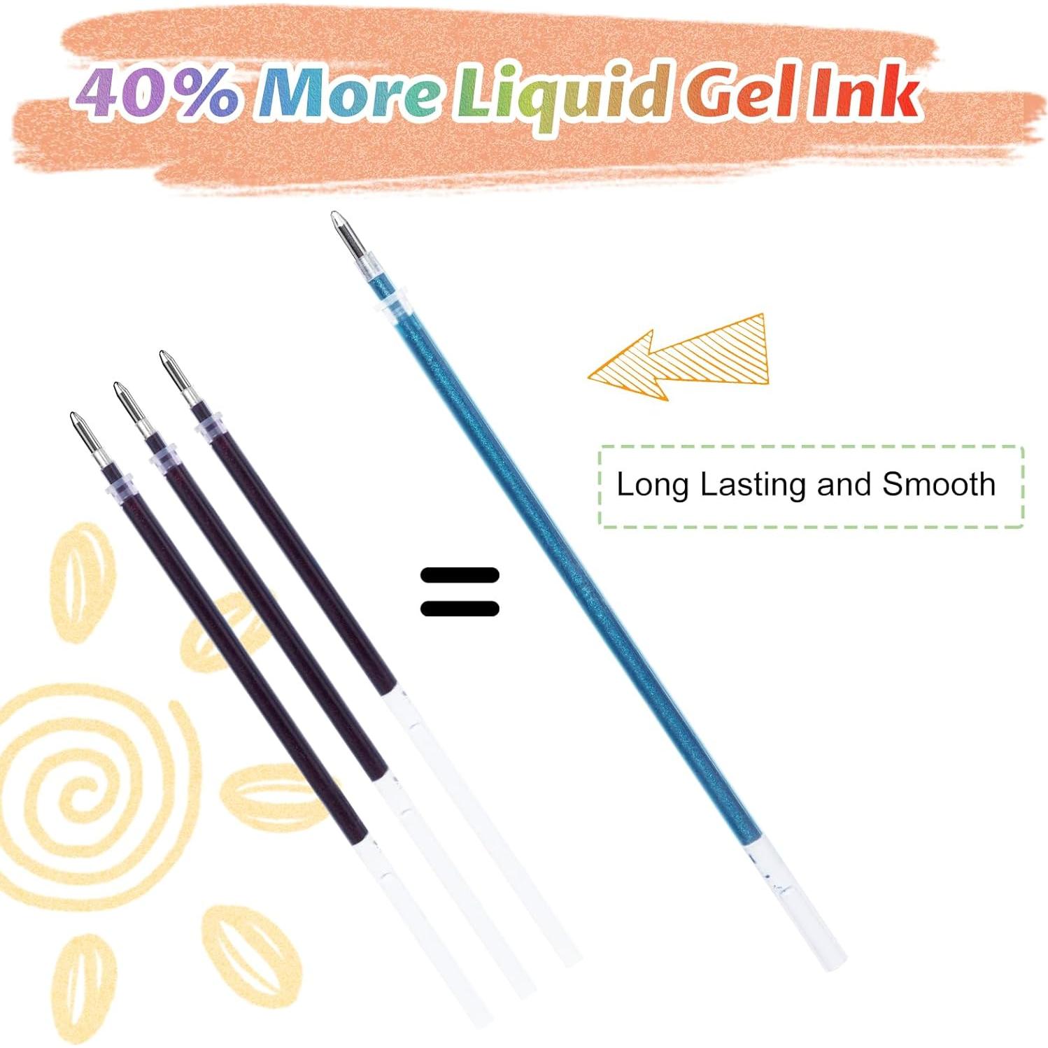 Bolígrafos de Gel Aen Art 30 Colores Punta Fina 0.5cm