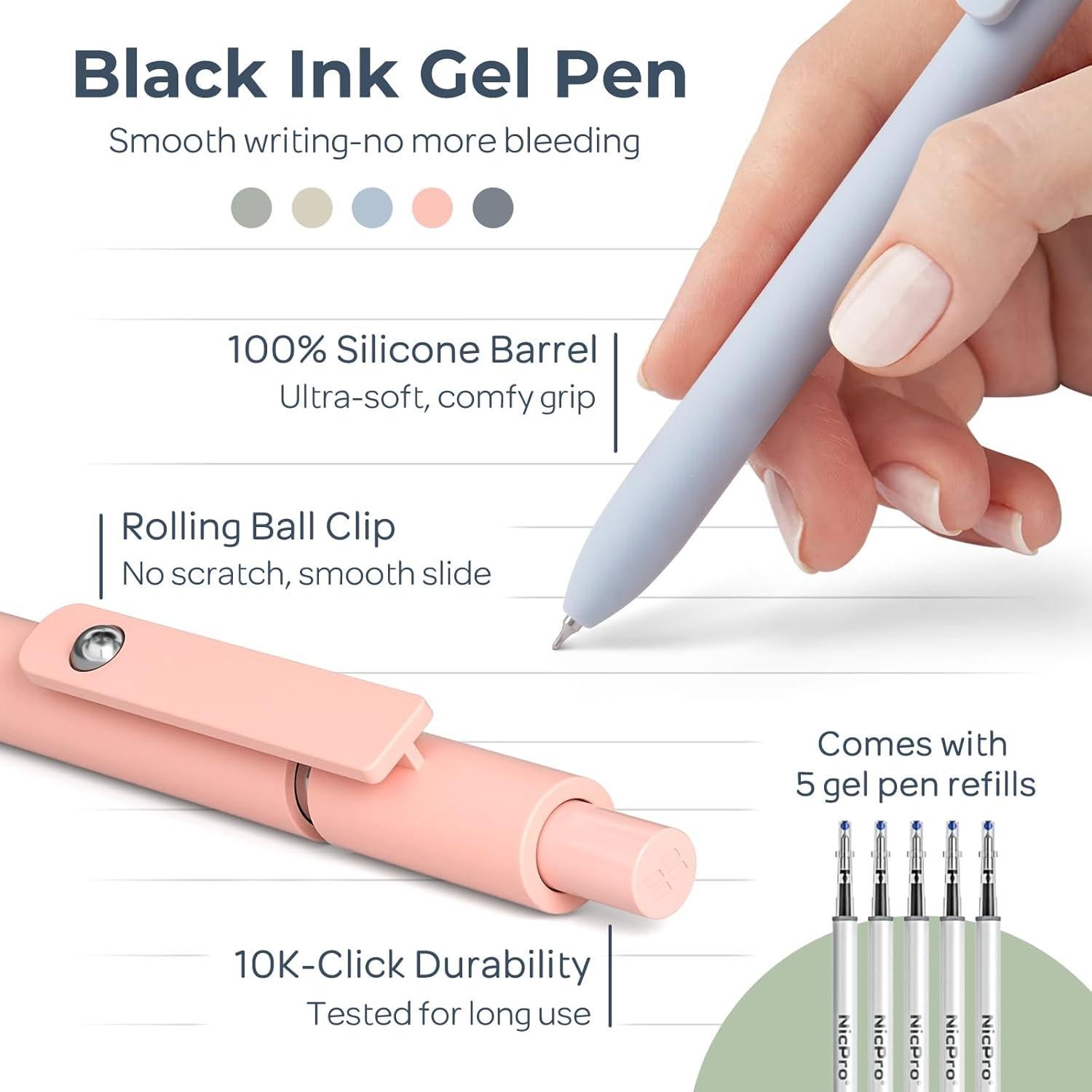 Set de Papelería Nicpro 39 Piezas con Estuche Expandible