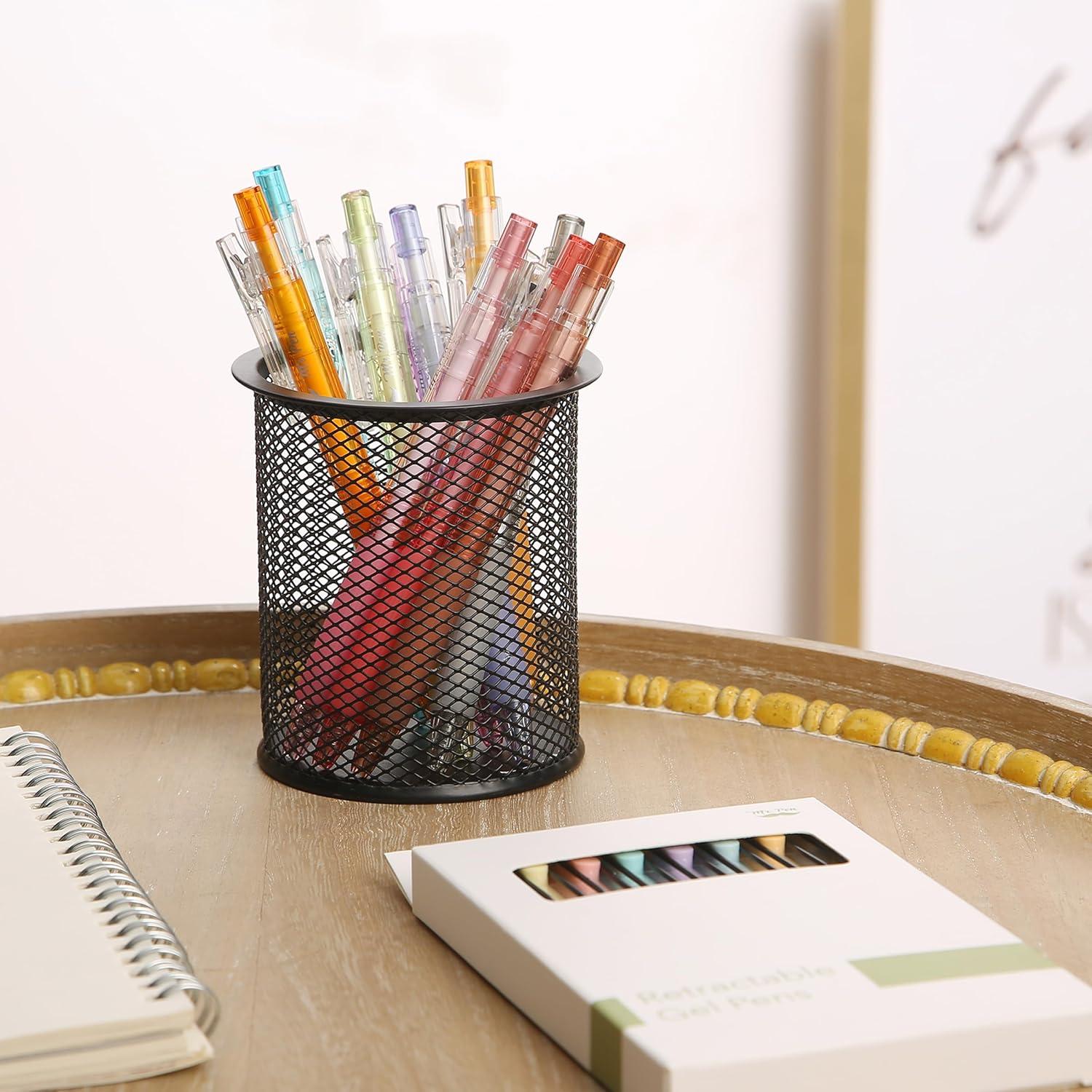 Bolígrafos de Gel Retráctiles Mr. Pen, 10 Colores Caramelo, 0.5mm