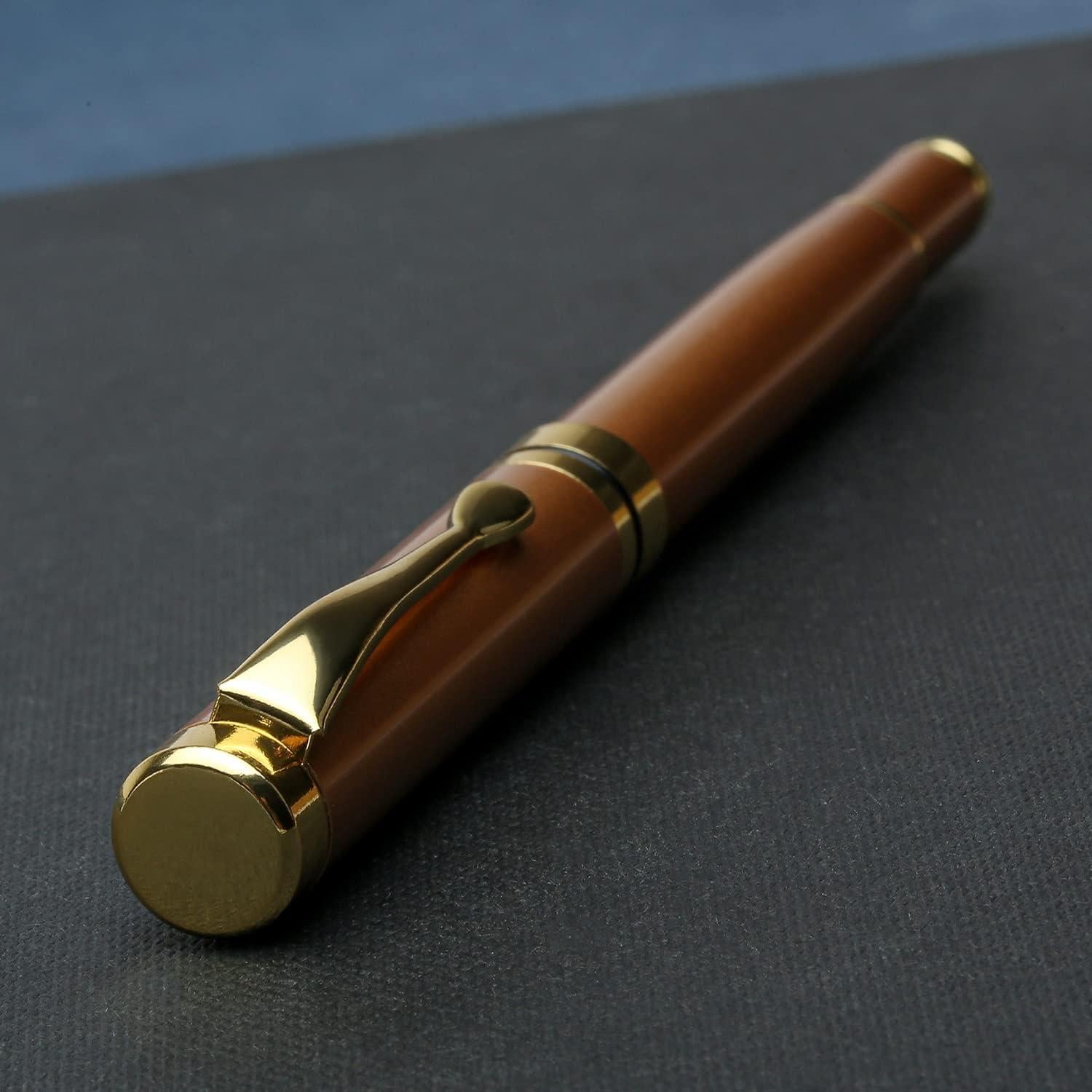 Bolígrafo de lujo YIVONKA Oro Rosa 0.5mm con recargas