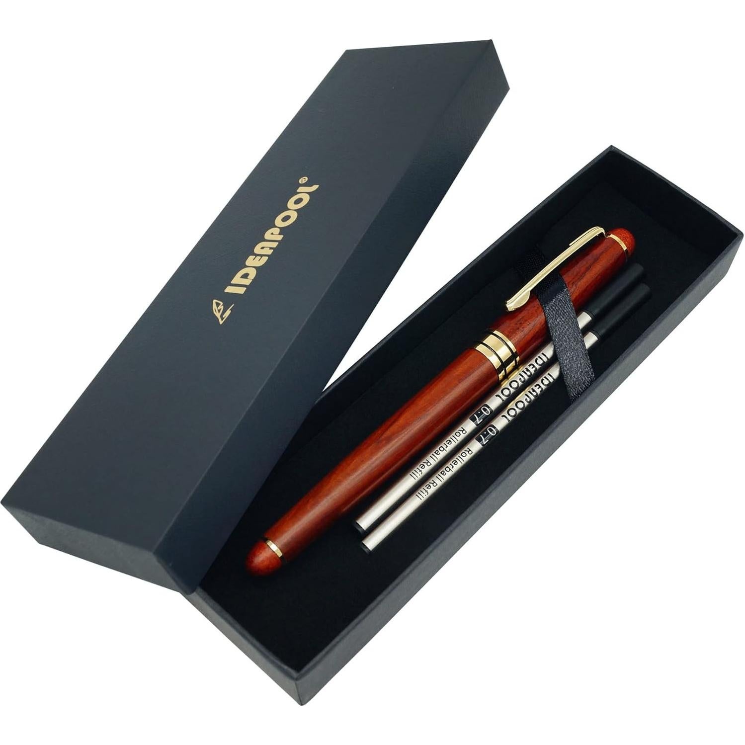 Bolígrafo de Rosa IDEAPOOL con 2 Recargas de Tinta Negra