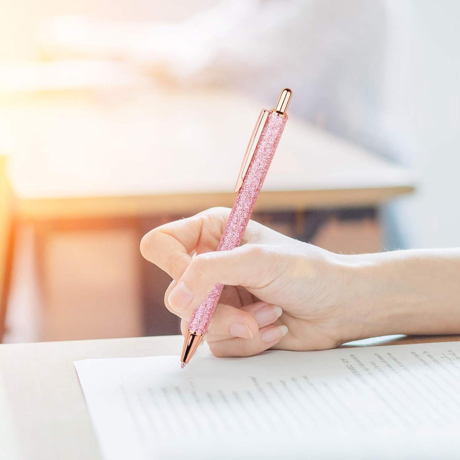 Bolígrafos Retráctiles WY WENYUAN 4 Pcs Tinta Negra 1.0 mm