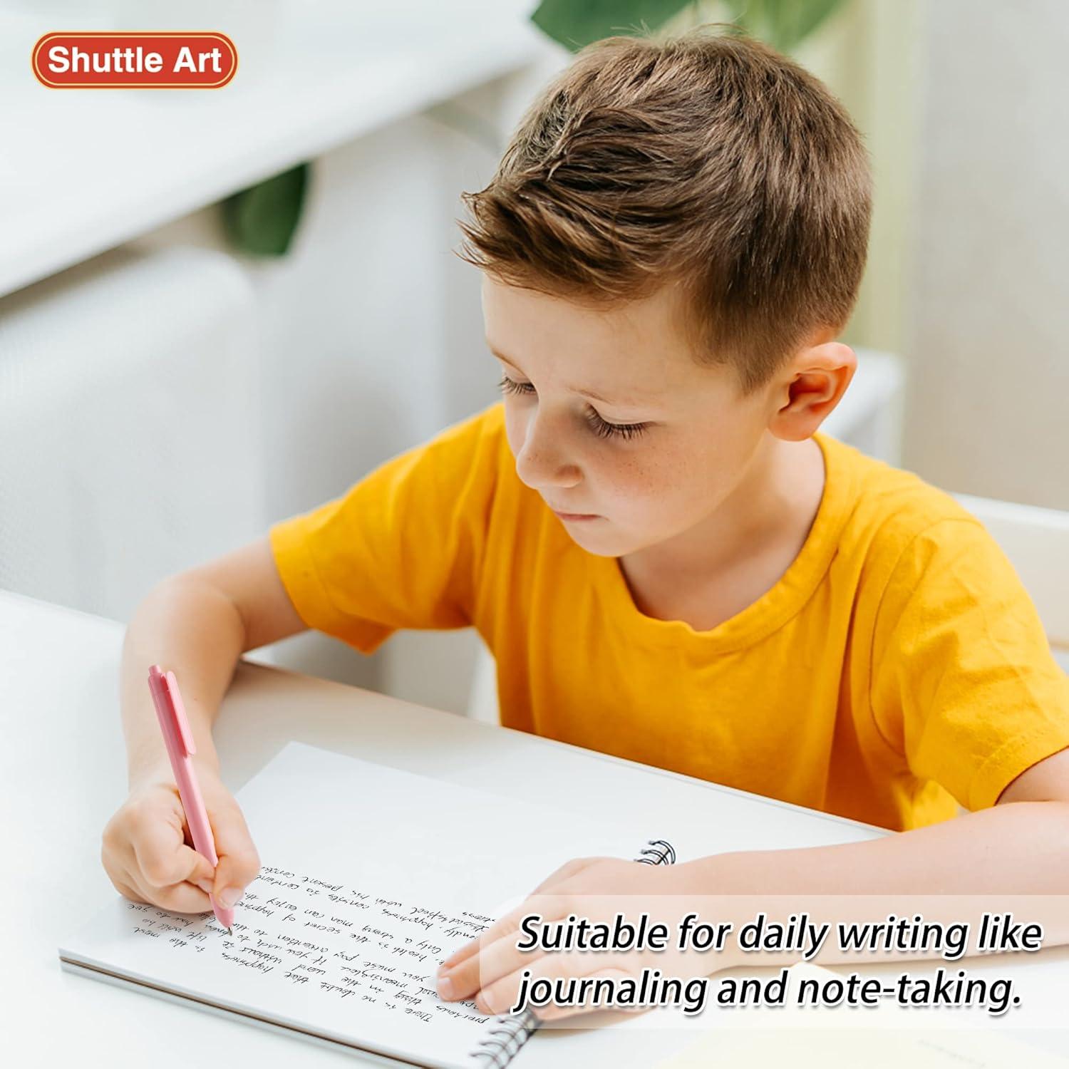 Bolígrafos de Punta de Bola Shuttle Art, 15 Unidades Tinta Negra