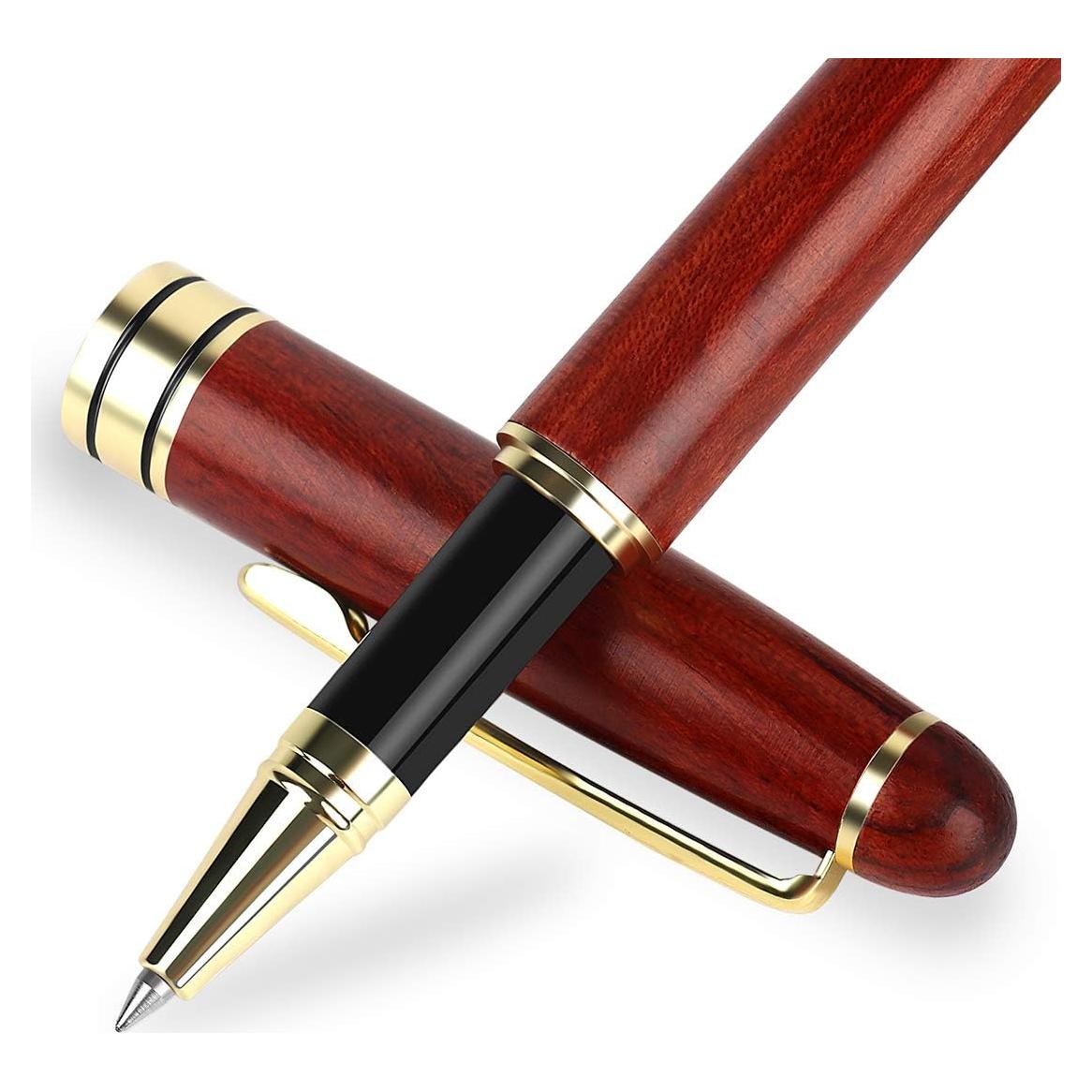 Pluma Estilográfica de Ébano BEILUNER - 0.5mm, Regalo Elegante