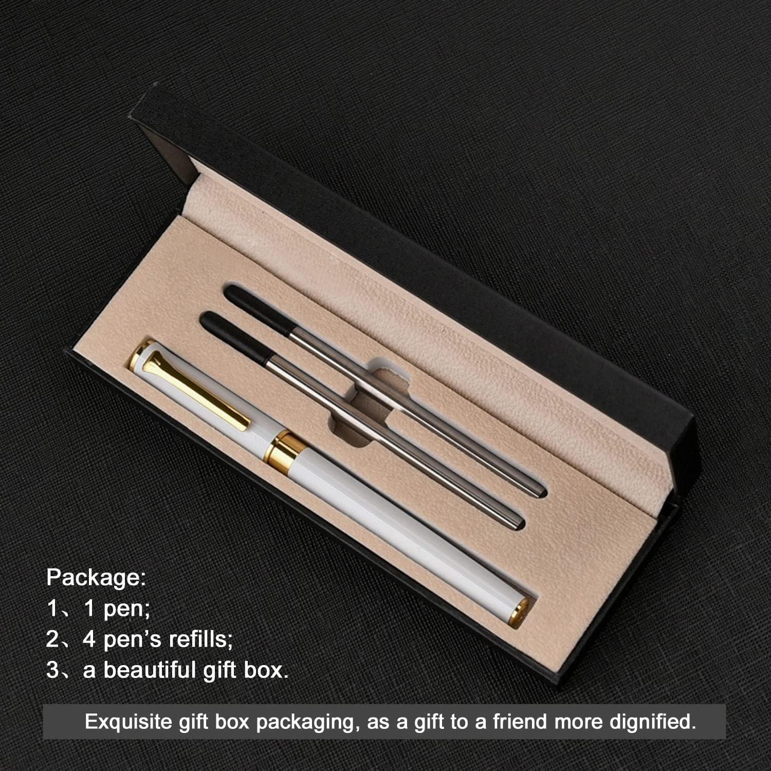 Bolígrafo de Lujo YIVONKA Negro 0.5mm Recarga en Caja Regalo